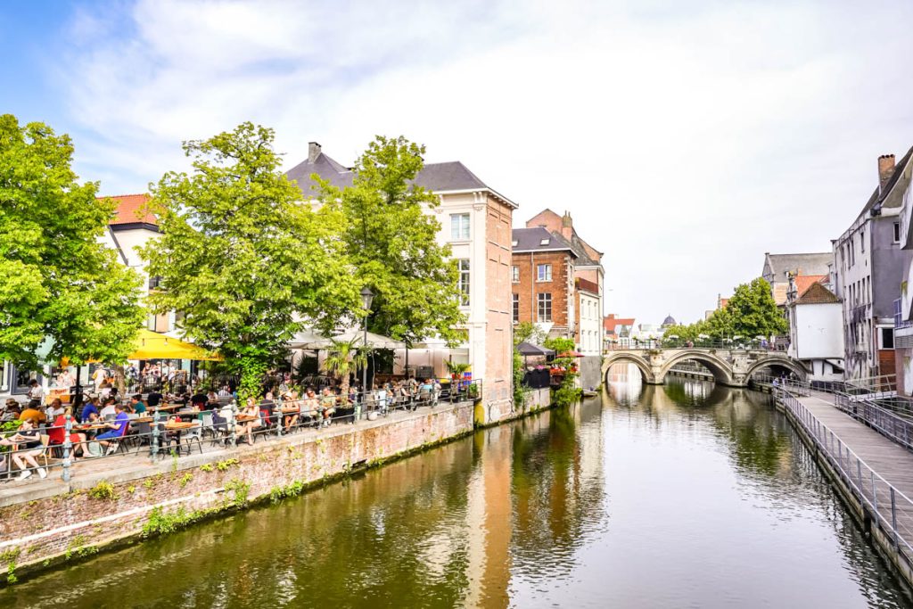 Blick auf die Dijle und den Vismarkt – Mechelen Sehenswürdigkeiten