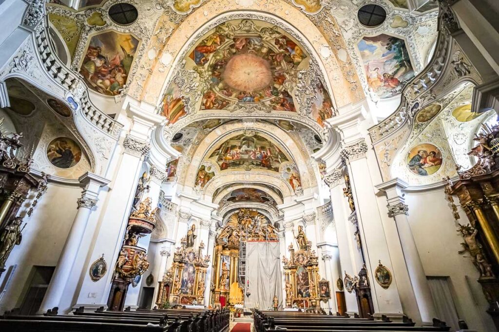 Die Klosterkirche Kloster Banz von Innen