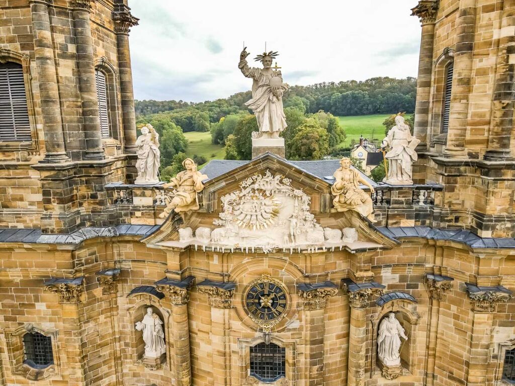 Detailaufnahme Kloster Vierzehnheiligen 