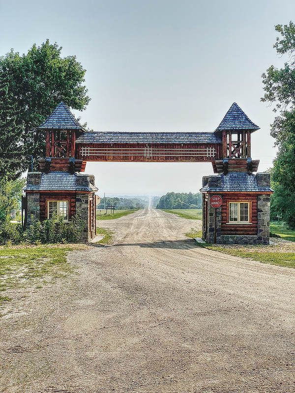 Osteingang von hinten, Riding Mountain Nationalpark, Manitoba