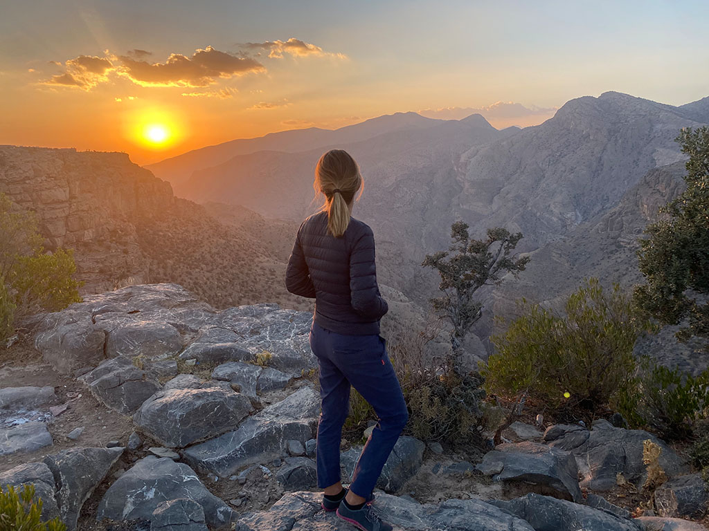 Blick vom Jebel Akhdar im Oman