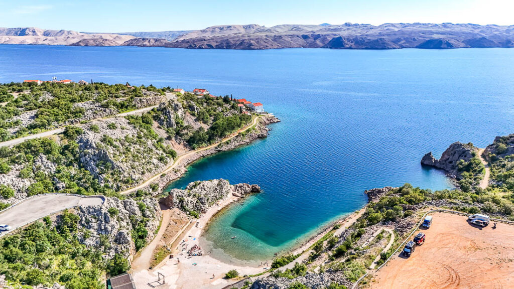 Tatinja Beach in Karlobag