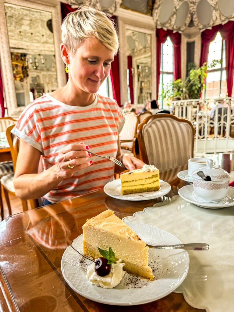 Turmcafé im Hessensaal, Schloss Elisabethenburg, Meiningen, Thüringen