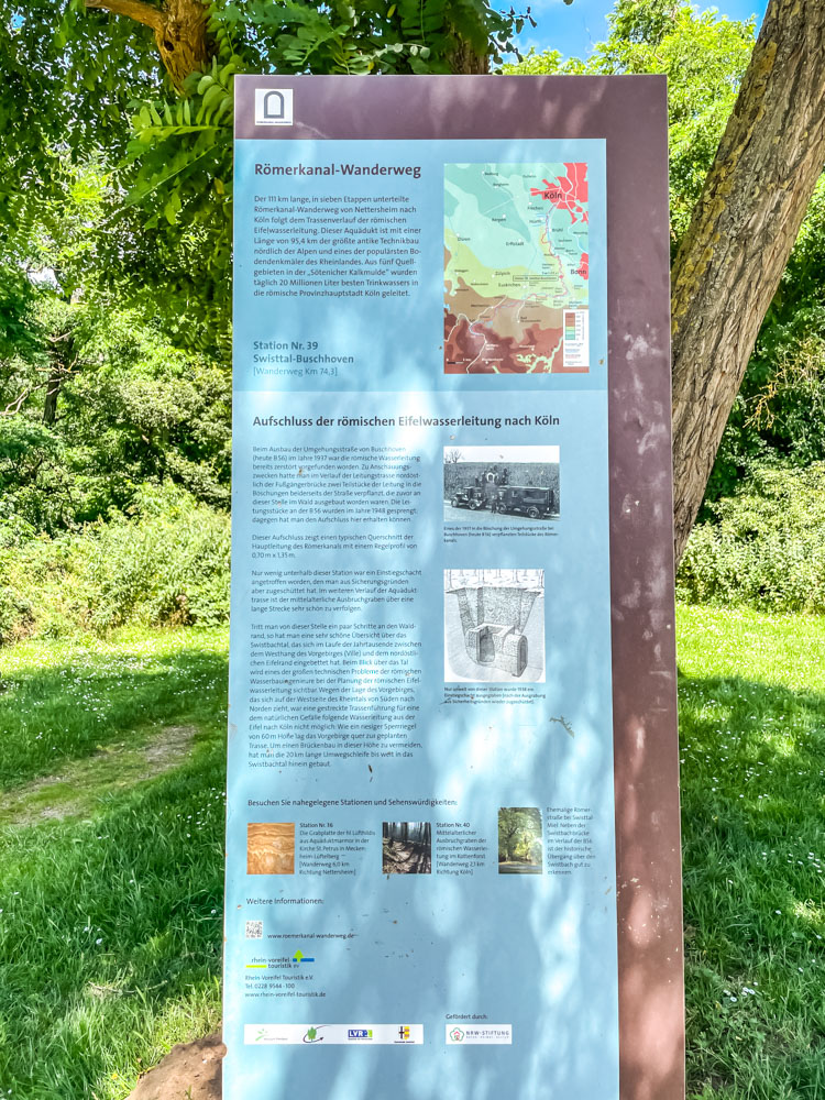 Informationen zum Römerkanal