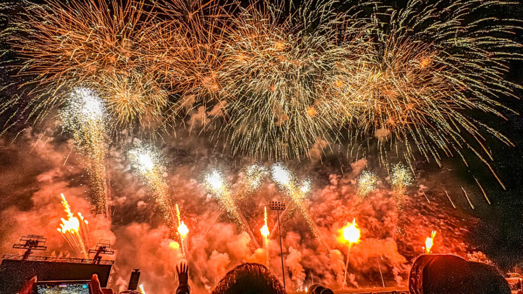 Firework Championship in Traverse City, Michigan