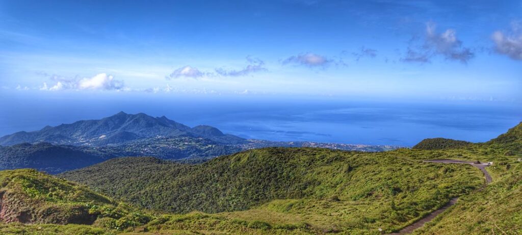Die Aussicht vom Vulkan Sufrière – Guadeloupe Sehenswürdigkeiten