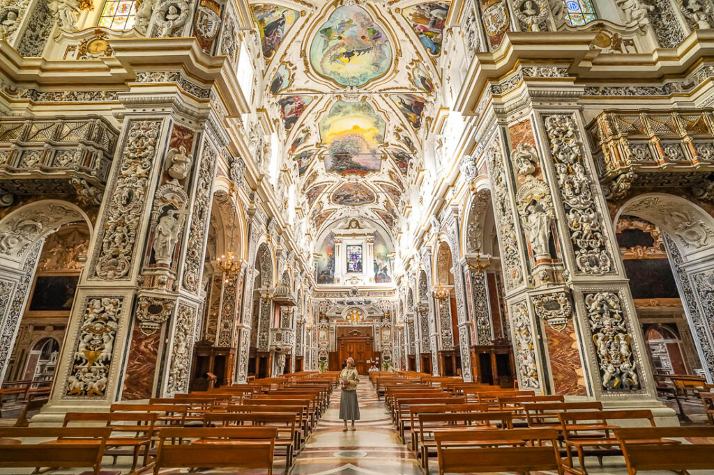 Chiesa del Gesù, Palermo, Sizilien Rundreise