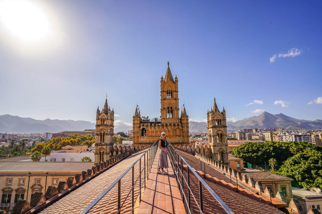 Palazzo Reale Dach Aussicht, Palermo, Sizilien Rundreise