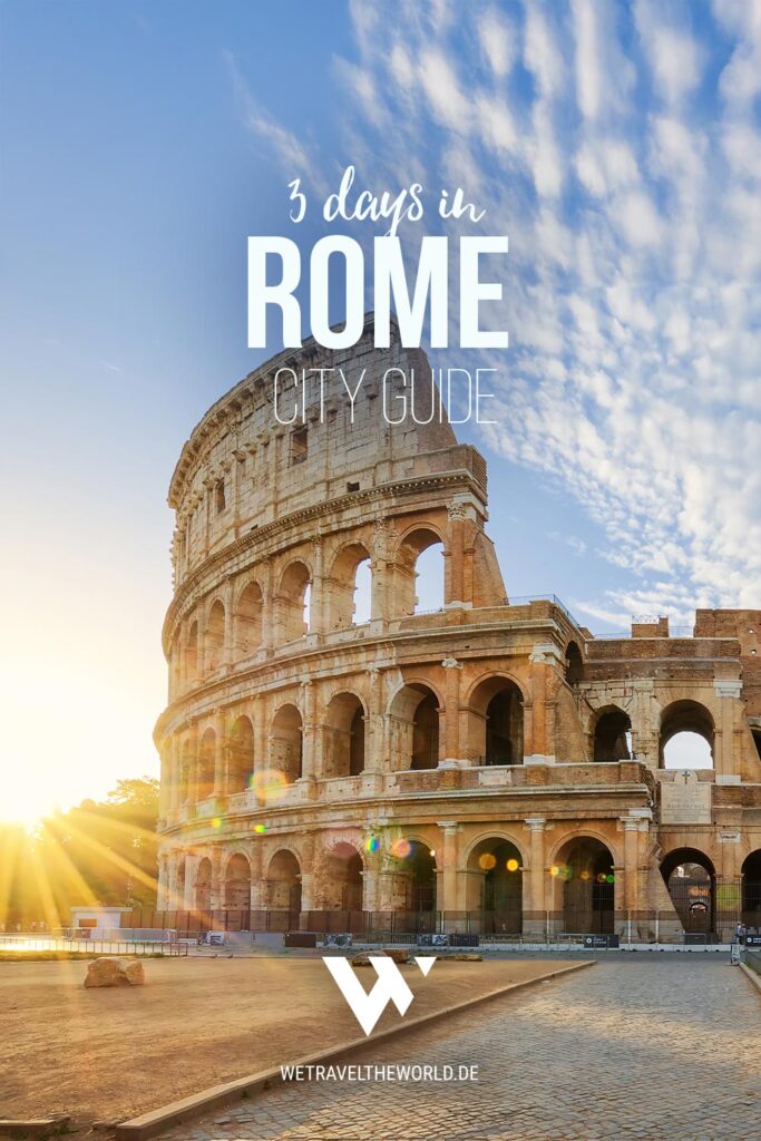 Rome attractions: We show you 17 must sees for your holidays in rome #cityguide #traveleurope #citytrip #italy