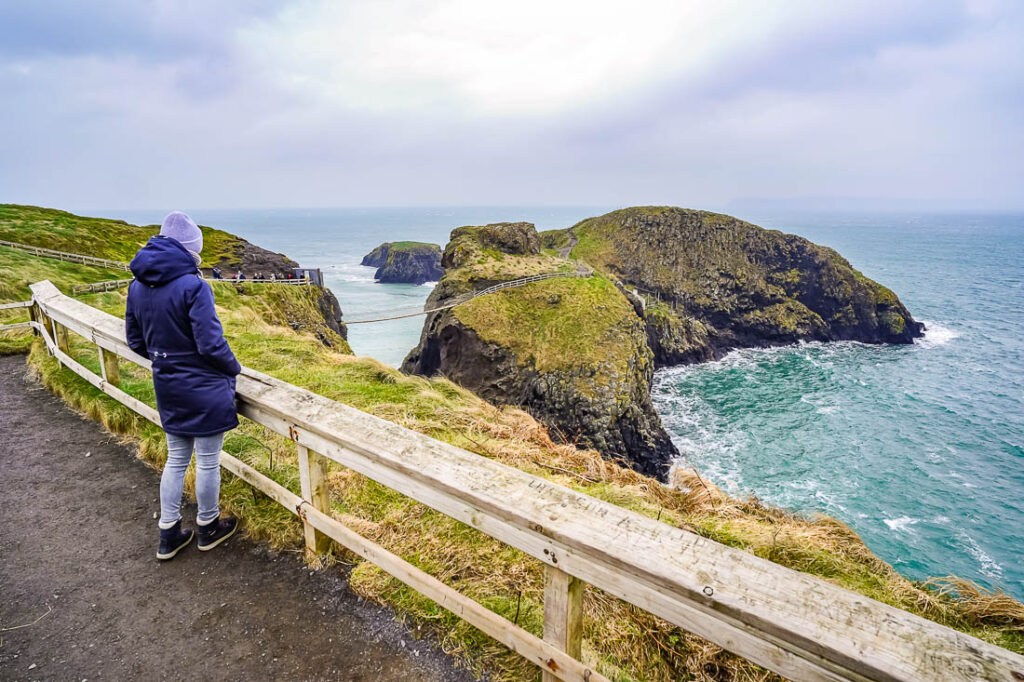 Carrick-a-Rede Hängeseilbrücke – Nordirland Rundreise