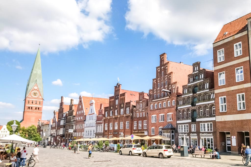 Platz am Sande und Johanniskirche in Lüneburg