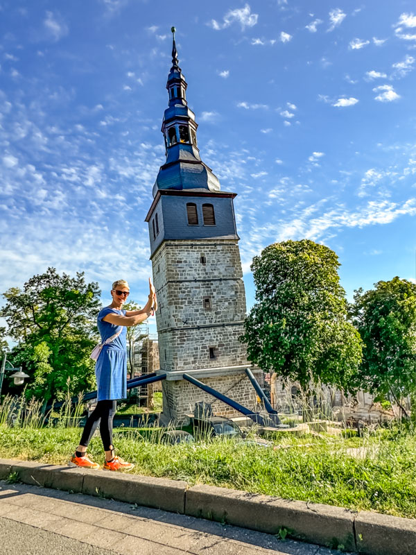 Der Schiefe Turm von Bad Frankenhausen® ist tatsächlich schiefer als der in Pisa! 