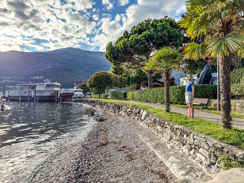 Campingplatz in Dervio am Comer See