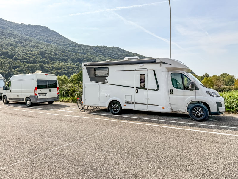 Kostenloser Stellplatz für Camper in Iseo