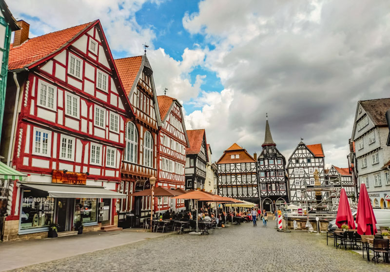 Fritzlar Sehenswürdigkeiten – der historische Marktplatz