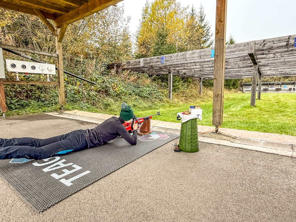 Biathlon-Schießen in Oberhof 