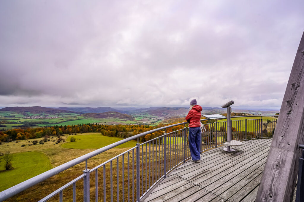 Der Blick von Noahs Segel über die Landschaften der Rhön – Oberhof Sehenswürdigkeiten