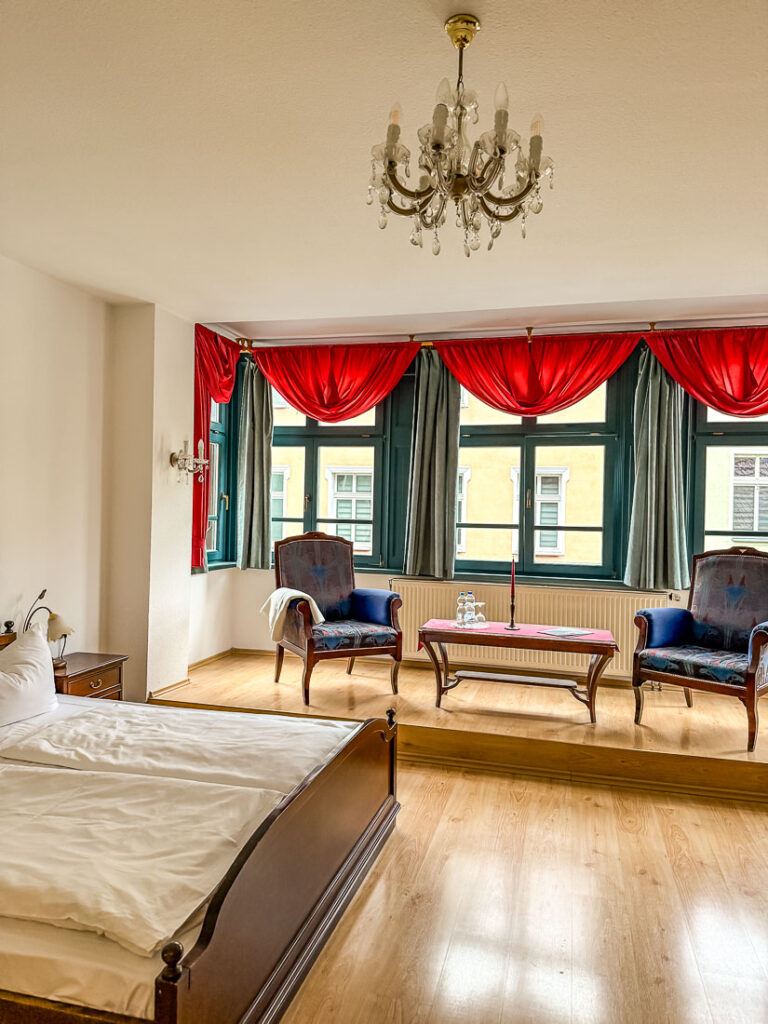 Zimmer des Hotels Schlundhaus in Meiningen