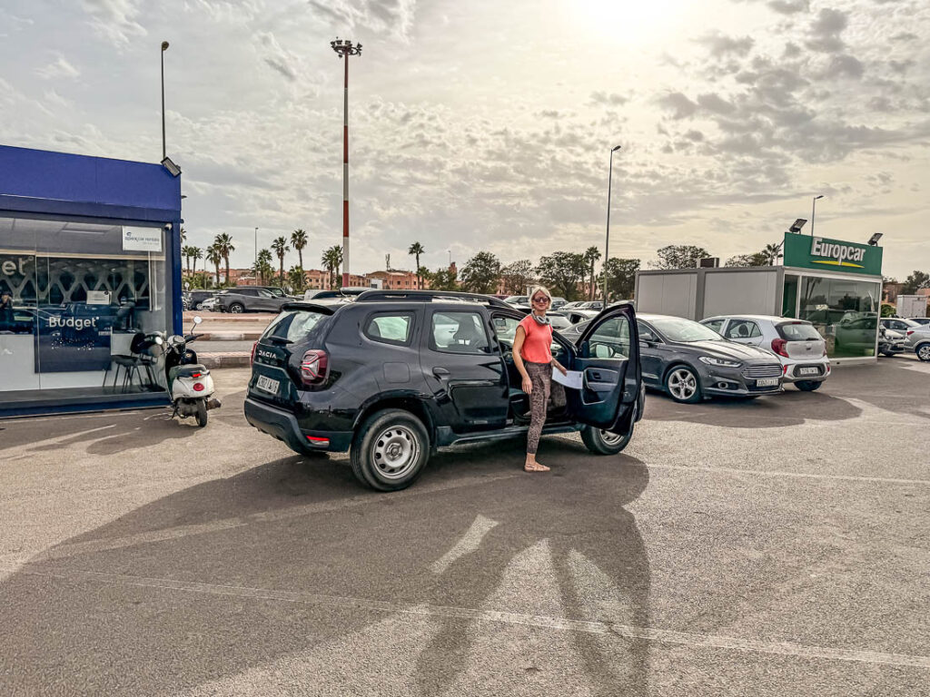 Unser Mietwagen für unsere Rundreise durch Marokko