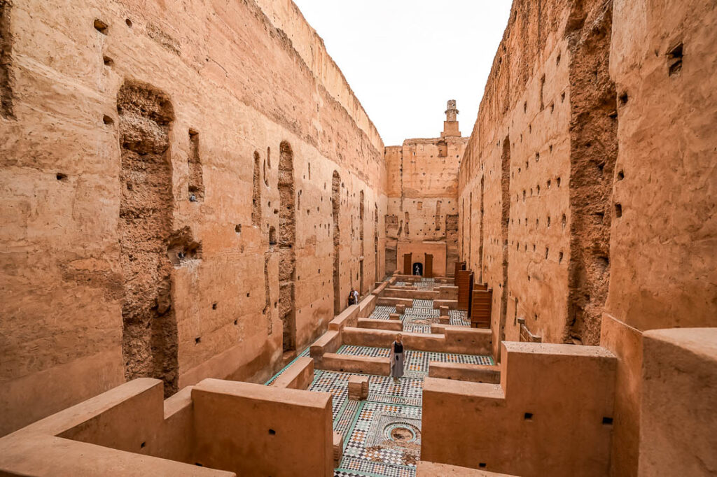 Alte Badanlagen im El Badi Palast in Marrakesch
