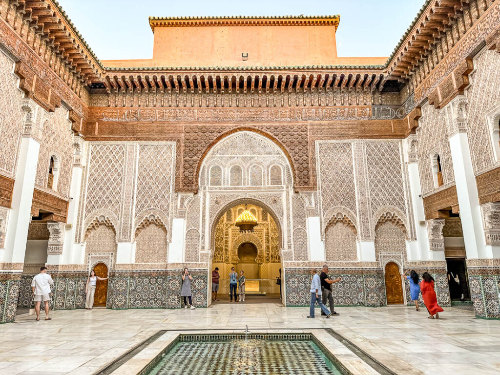 Medersa Ben Youssef in MArrakesch – lohnenswert zum Sonnenuntergang