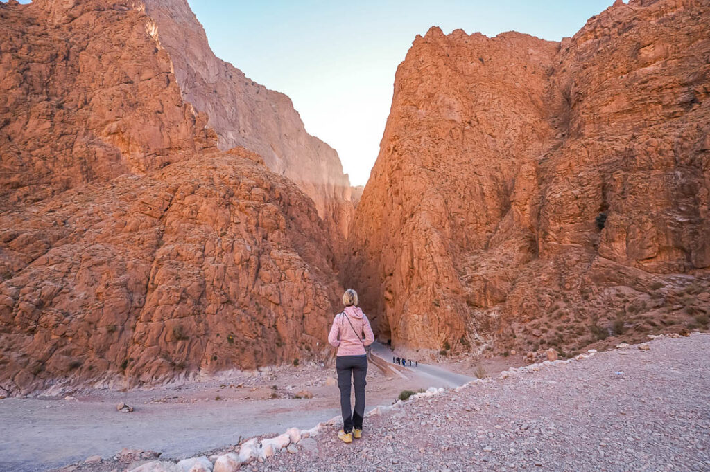 Morgenlicht in der Todraschlucht