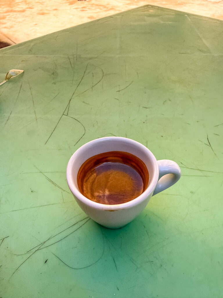 Wieder ein hervorragender Espresso in Marokko