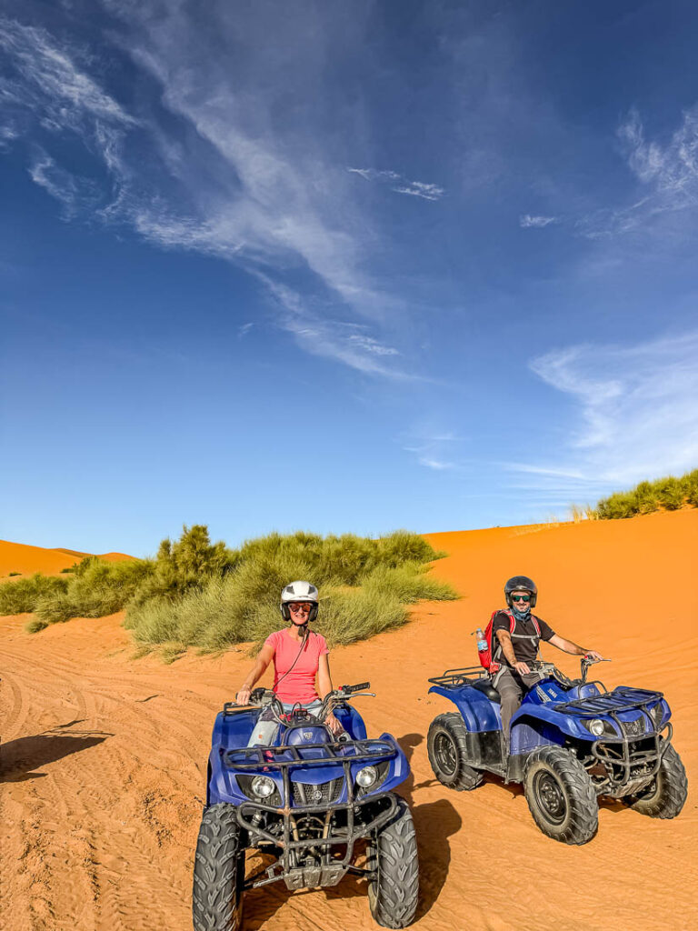 Quadtour in der Sahara in Marokko
