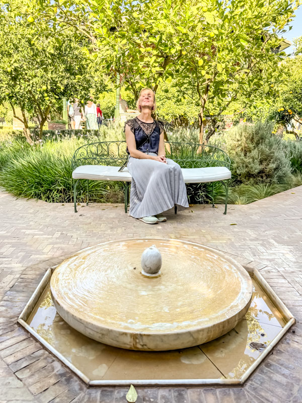 Ausruhen im Le Jardin Secret in Marrakesch