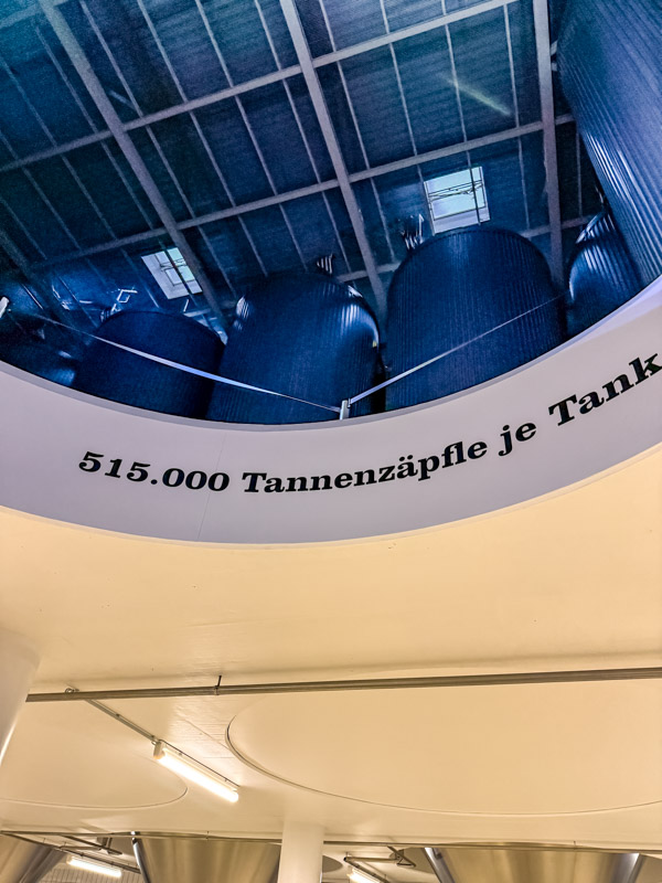 Die Tanks der Rothaus Brauerei