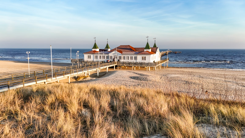 Die Ahlbecker Seebrücke auf Usedom