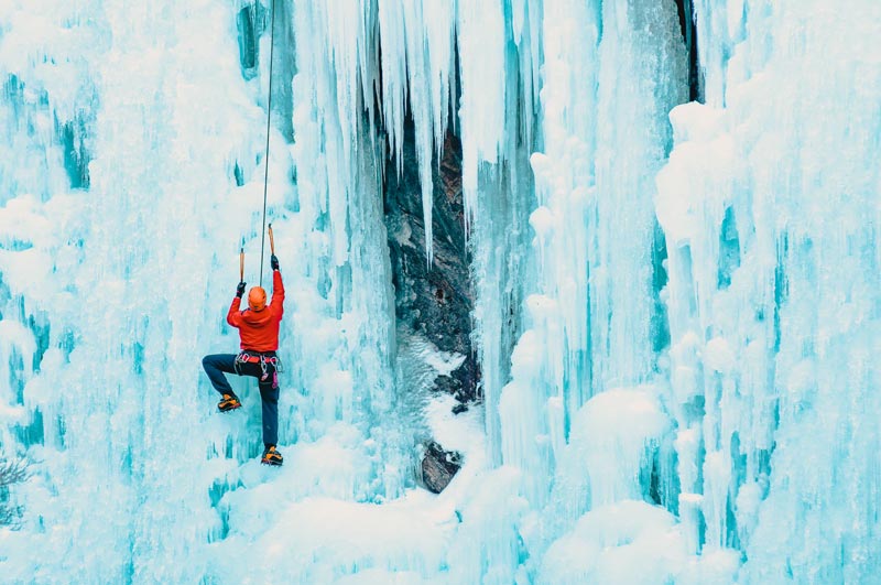 Flughafen BER Berlin Eisklettern