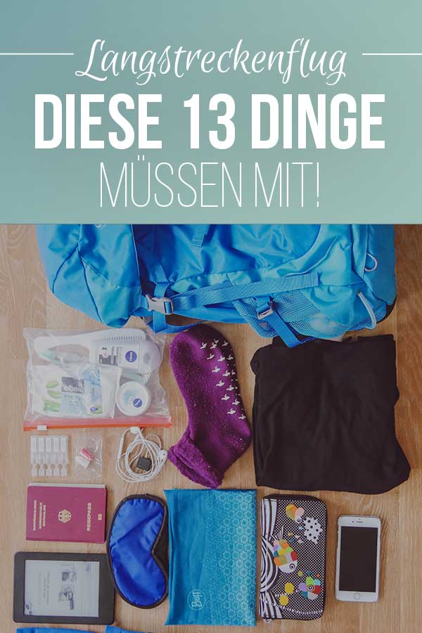 Packliste Handgepäck – alles was du für einen Langstreckenflug brauchst