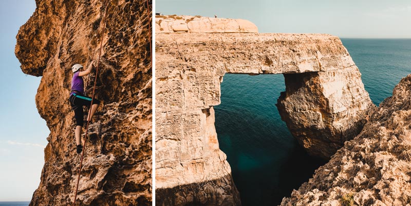 Malta Highlights Wied il Mielah Alternative Azure WIndow